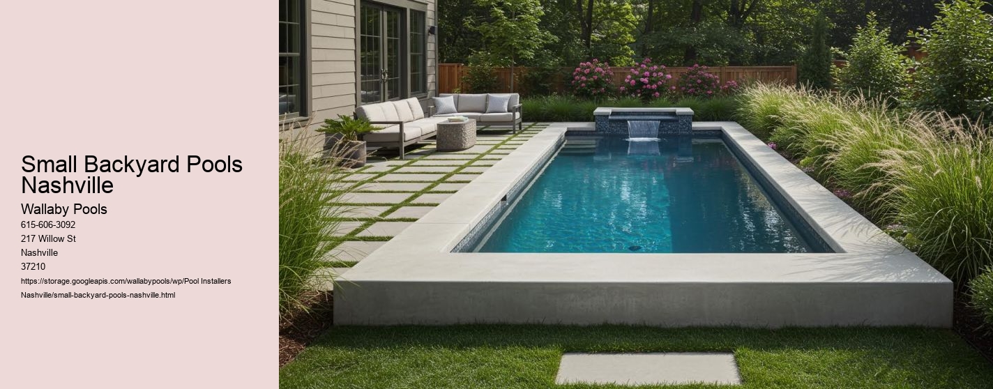 Small Backyard Pools Nashville